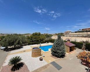 Vista exterior de Casa o xalet en venda en Elche / Elx amb Aire condicionat, Terrassa i Piscina