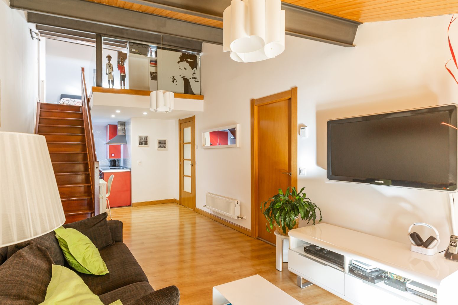 Living room of Flat for sale in  Pamplona / Iruña  with Heating, Furnished and Home automation