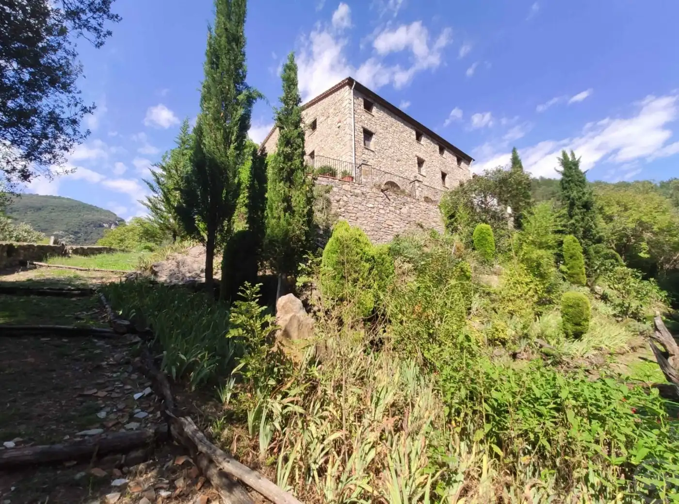 Exterior view of Houses for sale in La Vall de Bianya  with Heating, Terrace and Storage room