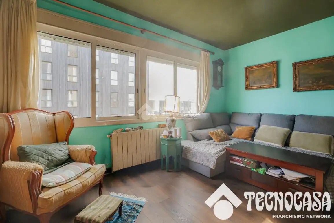 Sala de estar de Piso en venta en Barcelona con Aire acondicionado y Calefacción