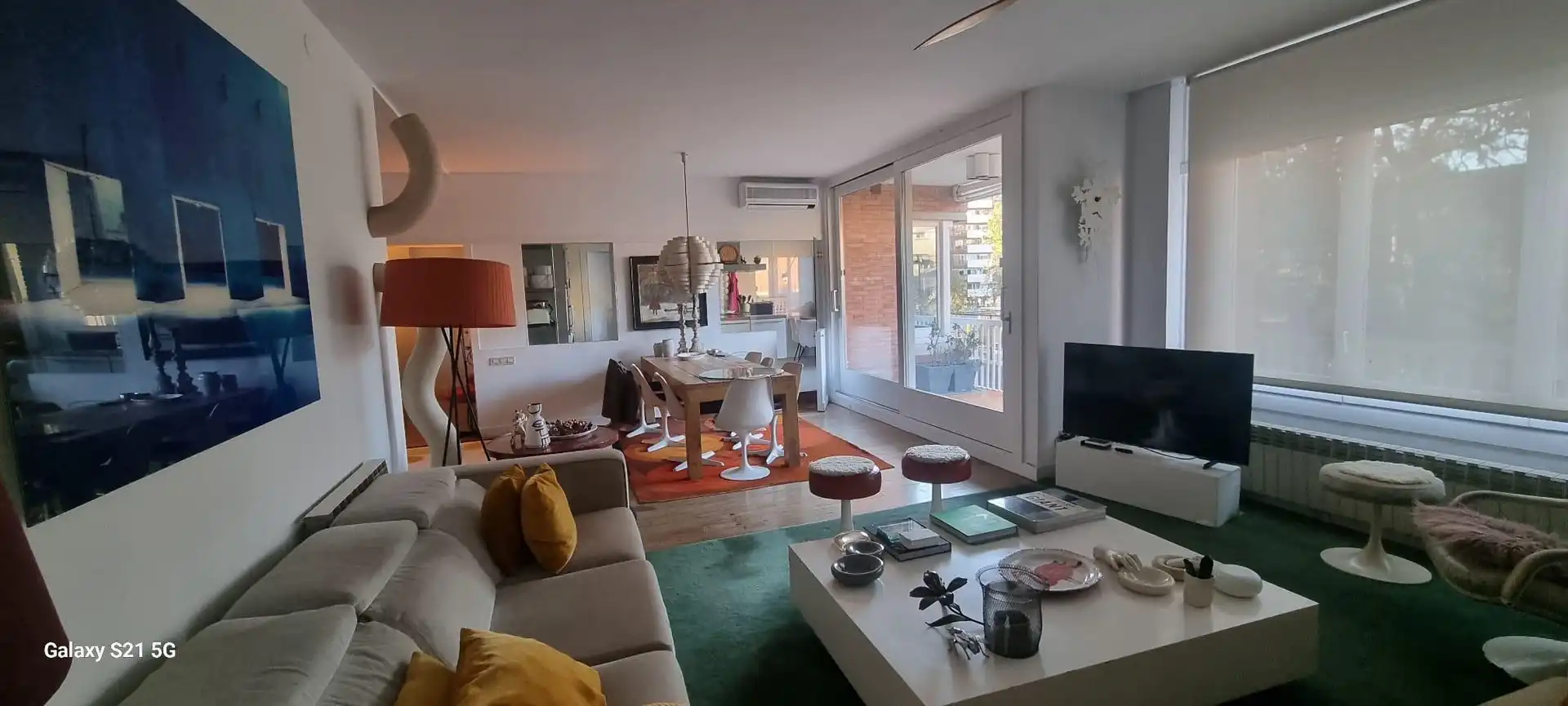 Sala de estar de Piso en venta en Barcelona con Aire acondicionado, Calefacción y Parquet