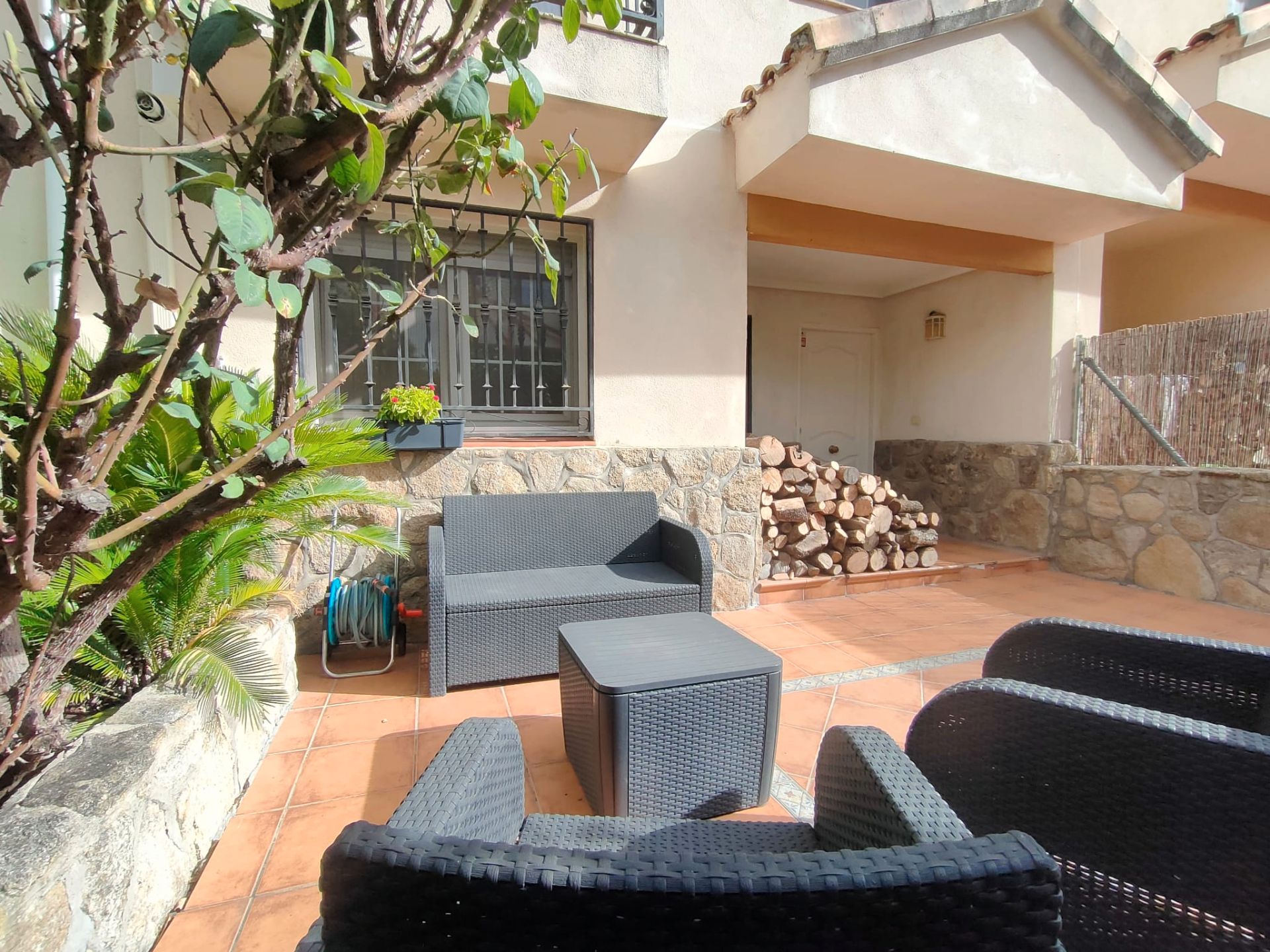 Terrace of Single-family semi-detached for sale in Guadalix de la Sierra  with Heating, Private garden and Storage room
