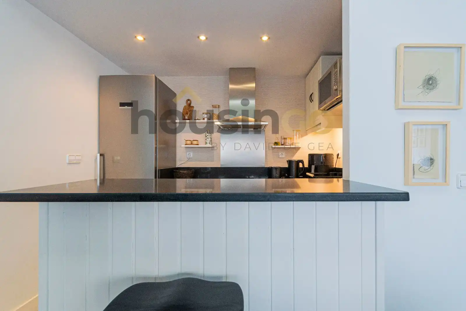 Kitchen of Flat for rent in Madrid  with Air Conditioner, Heating and Parquet flooring