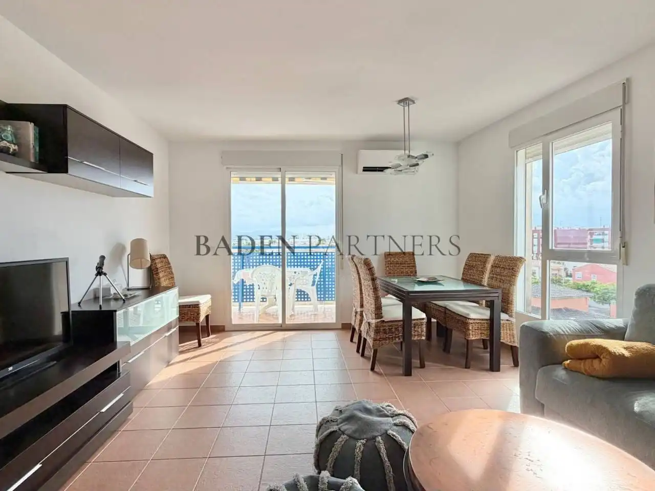 Terrasse von Wohnung zur Miete in Vinaròs mit Klimaanlage, Möbliert und Balkon