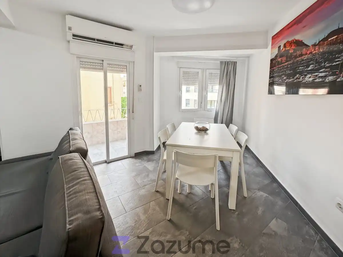 Esszimmer von Wohnung zur Miete in Alicante / Alacant mit Klimaanlage, Terrasse und Möbliert