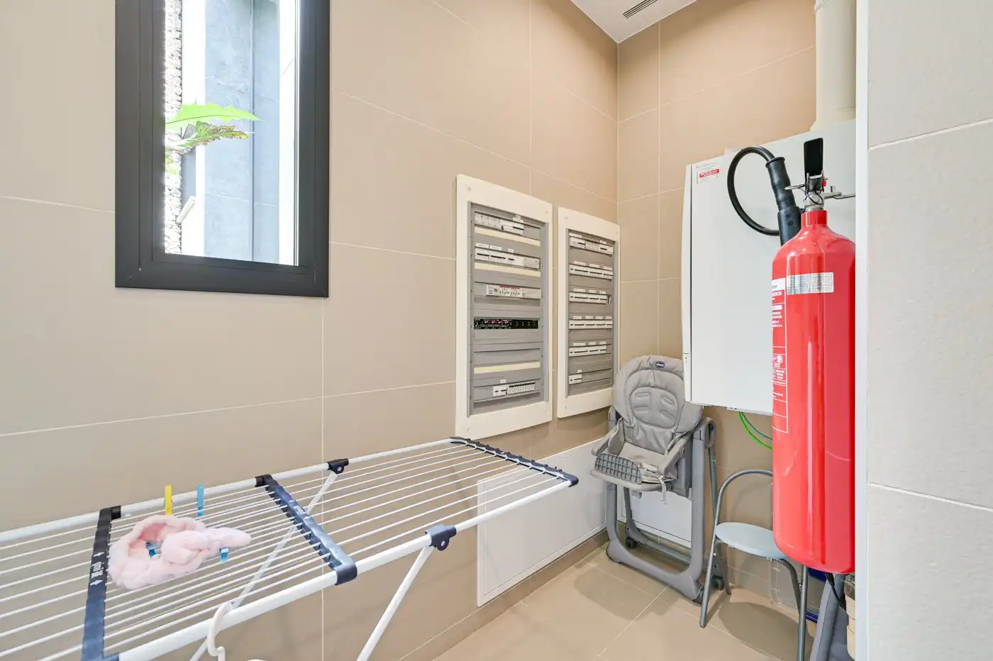 Badezimmer von Haus oder Chalet zum Verkauf in Lloret de Mar mit Klimaanlage, Heizung und Privatgarten
