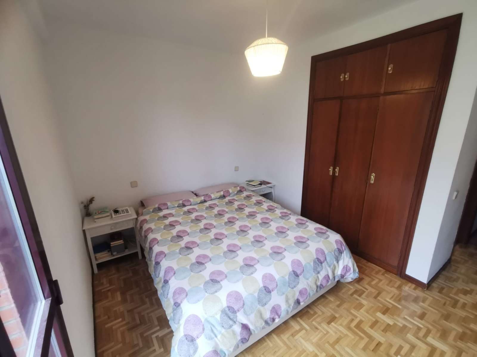 Bedroom of Apartment for share in  Madrid Capital  with Air Conditioner, Heating and Terrace
