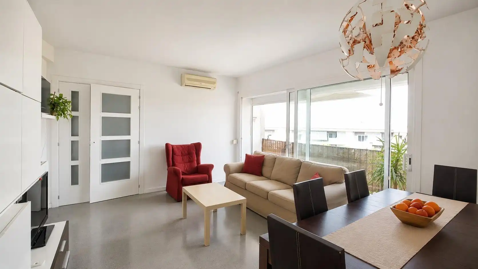 Sala de estar de Ático en venta en Sant Fruitós de Bages con Aire acondicionado, Calefacción y Terraza