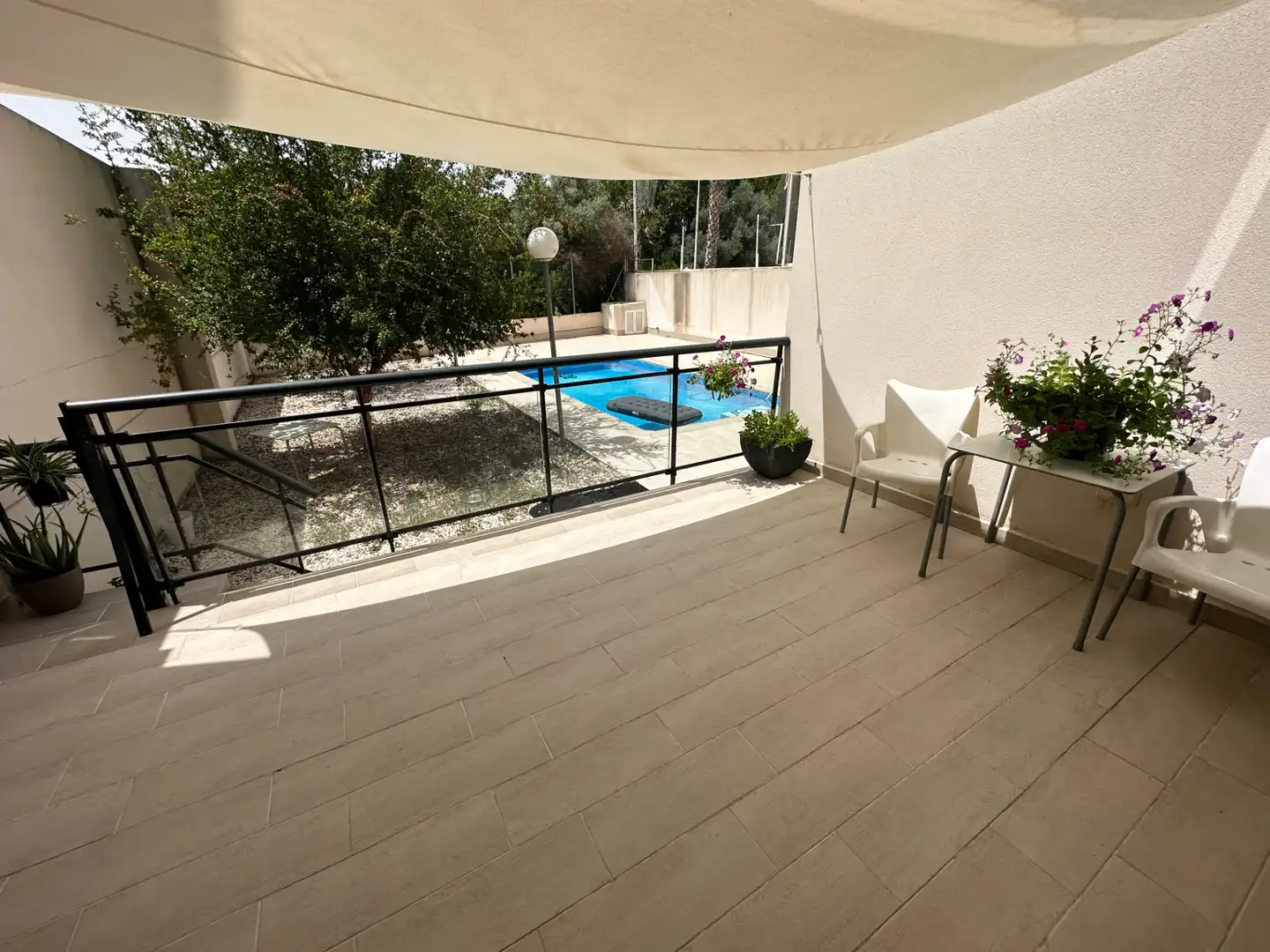 Terraza de Casa o chalet en venta en Alicante / Alacant con Aire acondicionado, Jardín privado y Terraza