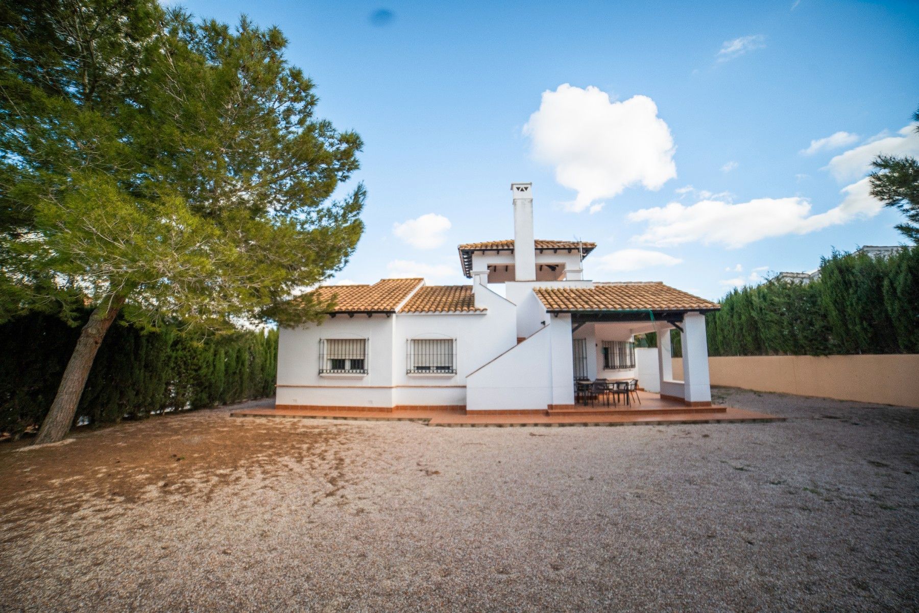 Exterior view of House or chalet for sale in Fuente Álamo de Murcia  with Swimming Pool