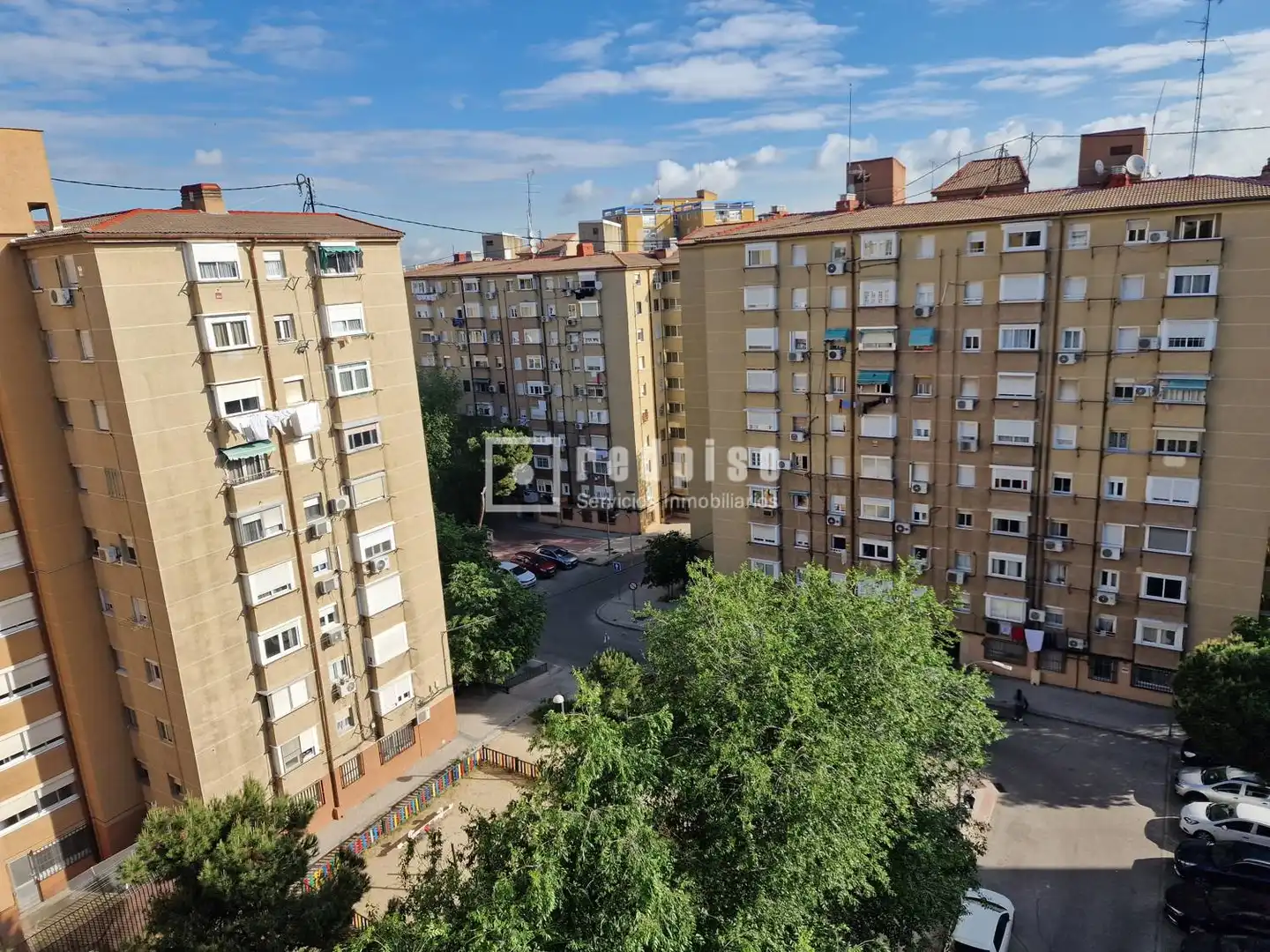 Vista exterior de Piso en venta en Madrid con Aire acondicionado, Calefacción y Jardín privado