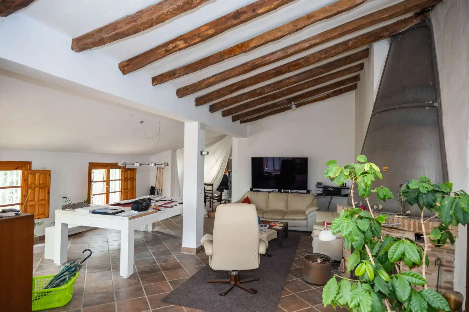 Living room of Houses for sale in Canillas de Albaida  with Air Conditioner, Private garden and Terrace