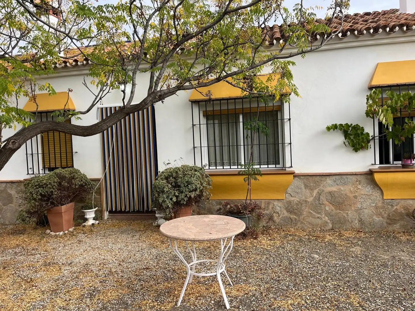 Garten von Country house zur Miete in Riogordo mit Privatgarten, Schwimmbad und Möbliert