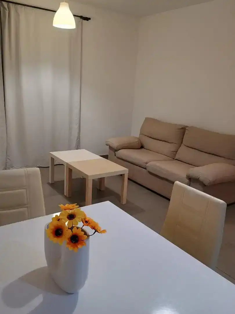 Sala d'estar de Pis de lloguer en Moncofa amb Aire condicionat i Balcó