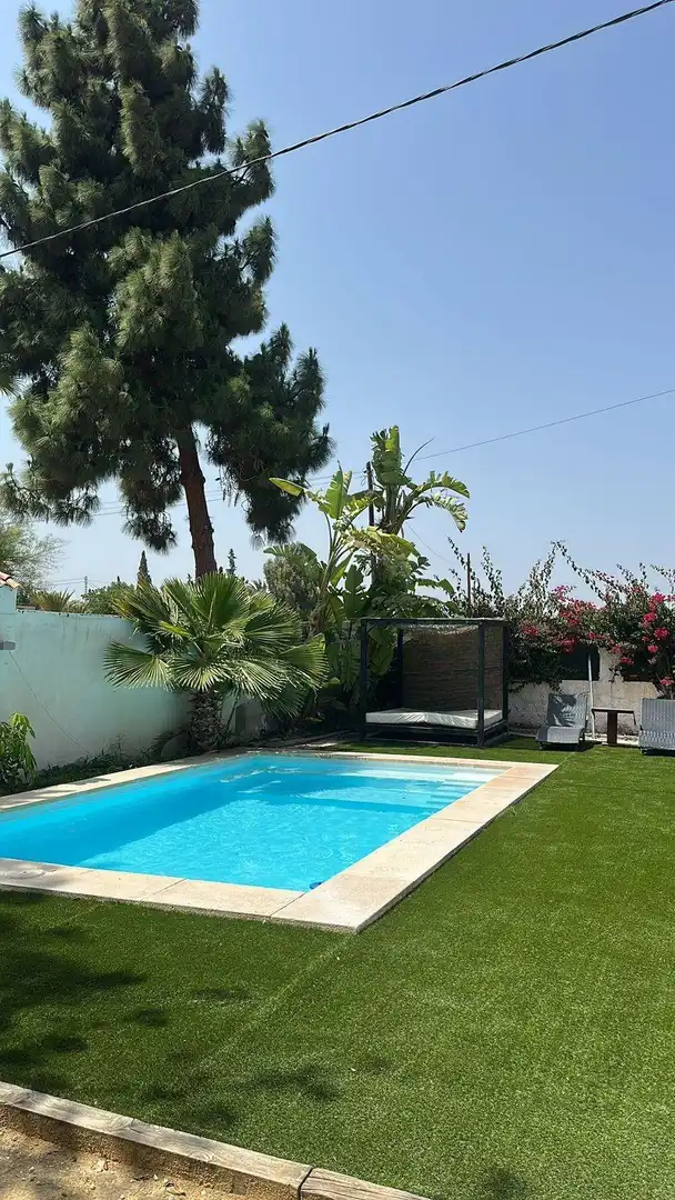 Piscina de Casa o xalet en venda en Mutxamel amb Aire condicionat, Calefacció i Jardí privat