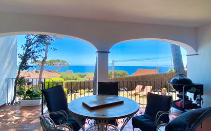 Terrasse von Haus oder Chalet miete in Castell-Platja d'Aro mit Terrasse und Balkon