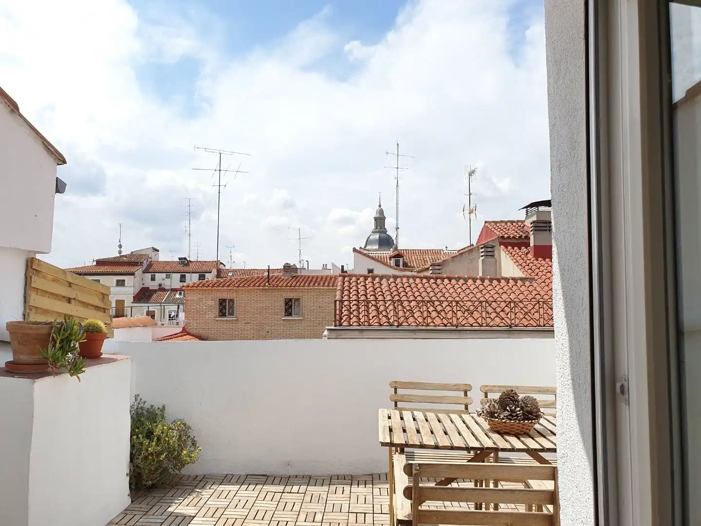 Terraza de Ático de alquiler en Madrid con Aire acondicionado, Calefacción y Terraza