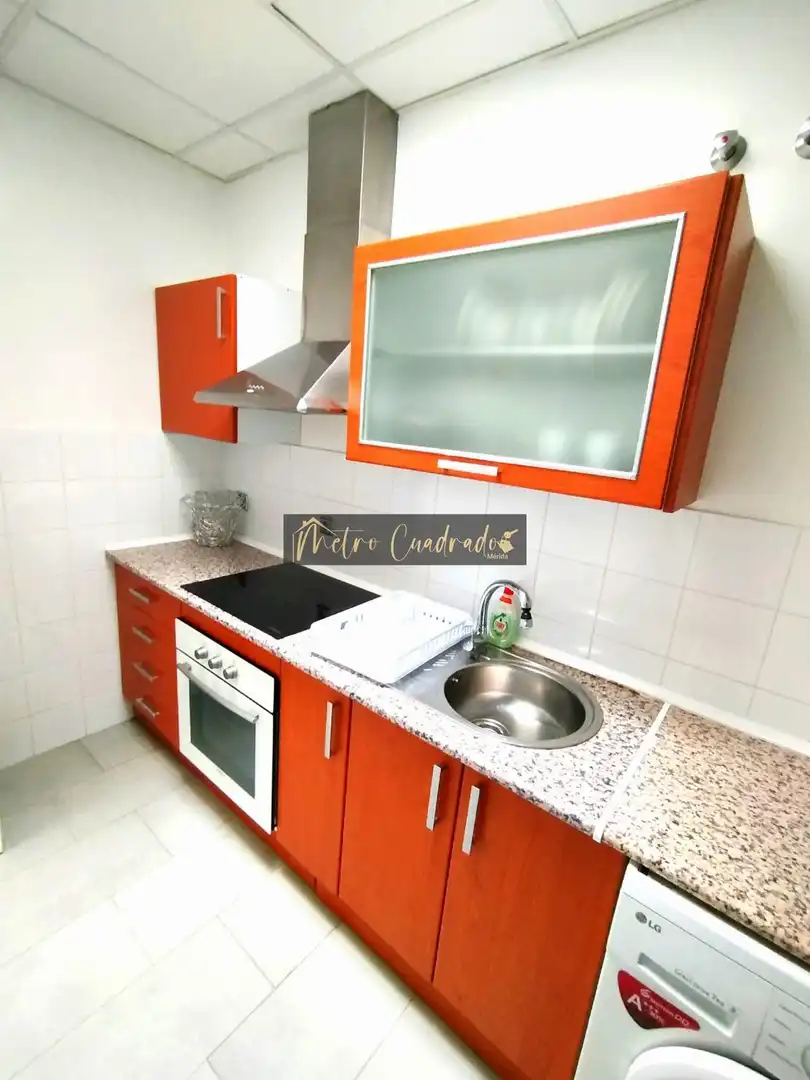 Cocina de Piso de alquiler en Mérida con Aire acondicionado y Amueblado