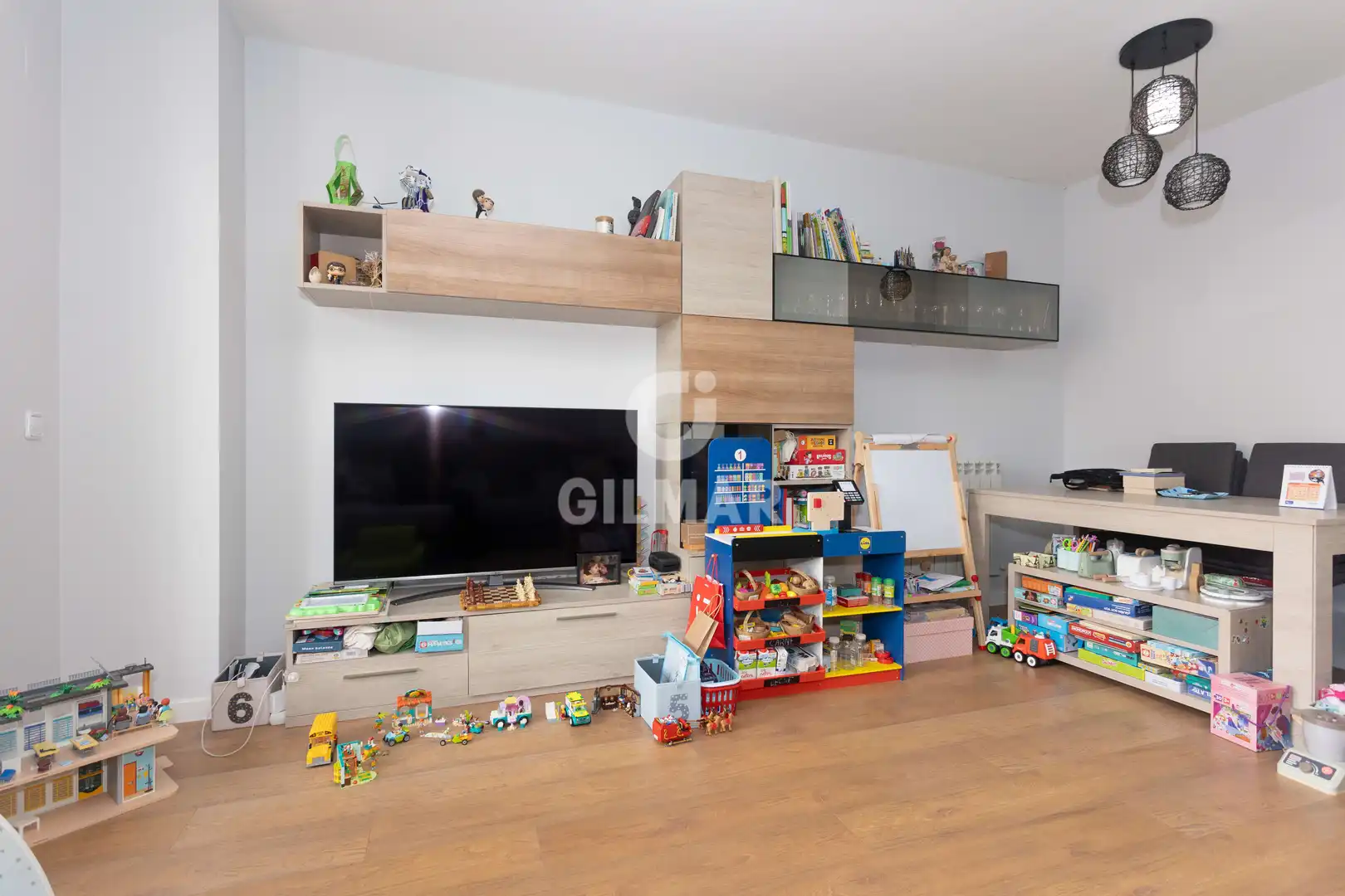 Wohnzimmer von Maisonette zum Verkauf in Madrid mit Heizung, Privatgarten und Abstellraum