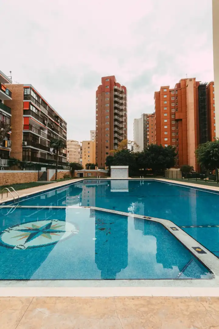 Swimming pool of Duplexes for sale in Benidorm  with Air Conditioner, Private garden and Terrace