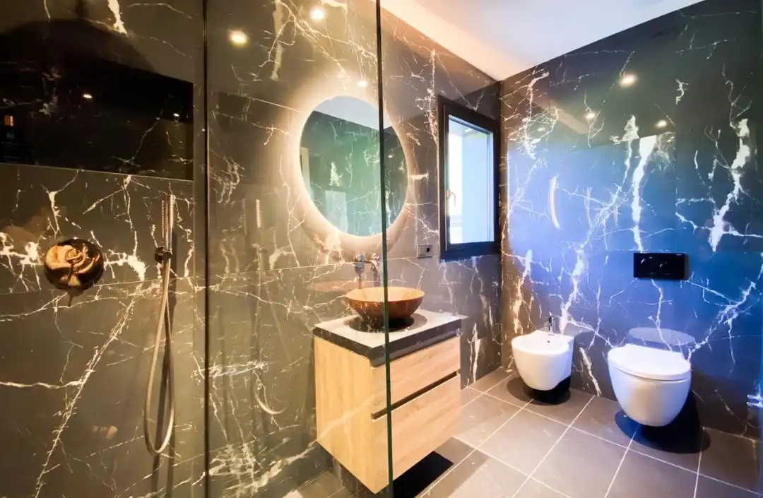 Baño de Casa o chalet de alquiler en Castell d'Aro, Platja d'Aro i s'Agaró con Aire acondicionado, Calefacción y Jardín privado