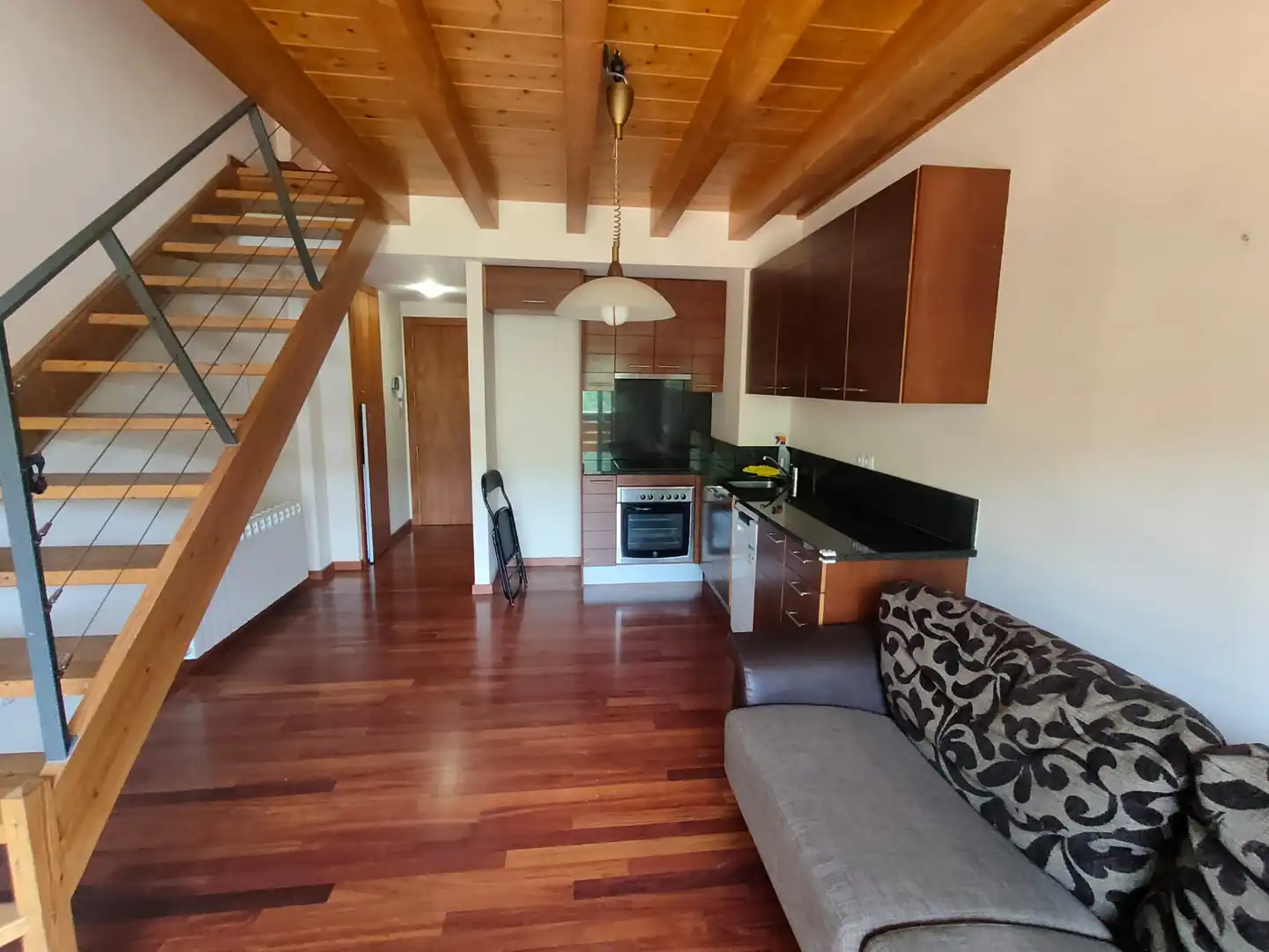 Sala d'estar de Dúplex en venda en Vilallonga de Ter amb Calefacció, Parquet i Terrassa