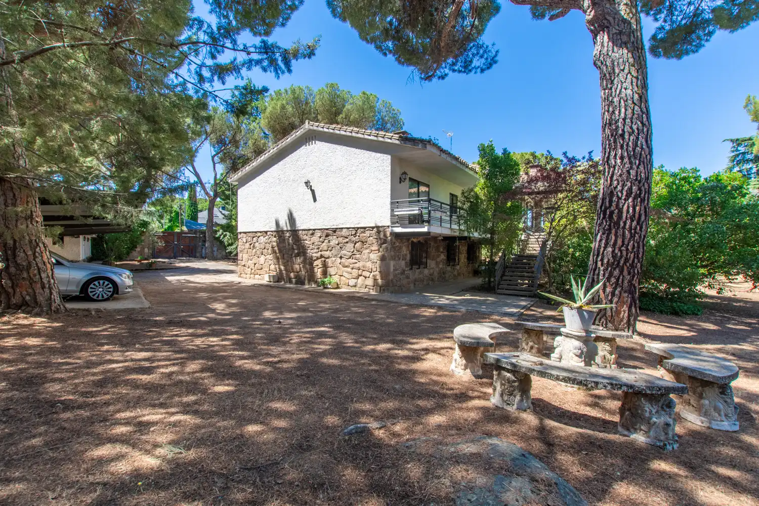 Jardí de Casa o xalet en venda en Galapagar amb Aire condicionat, Calefacció i Jardí privat