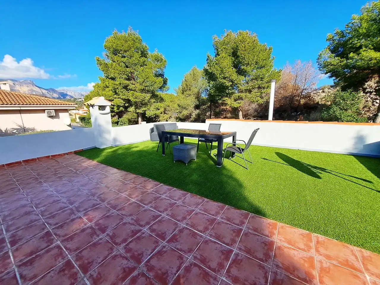 Terraza de Casa o chalet en venta en La Nucia con Aire acondicionado, Calefacción y Jardín privado