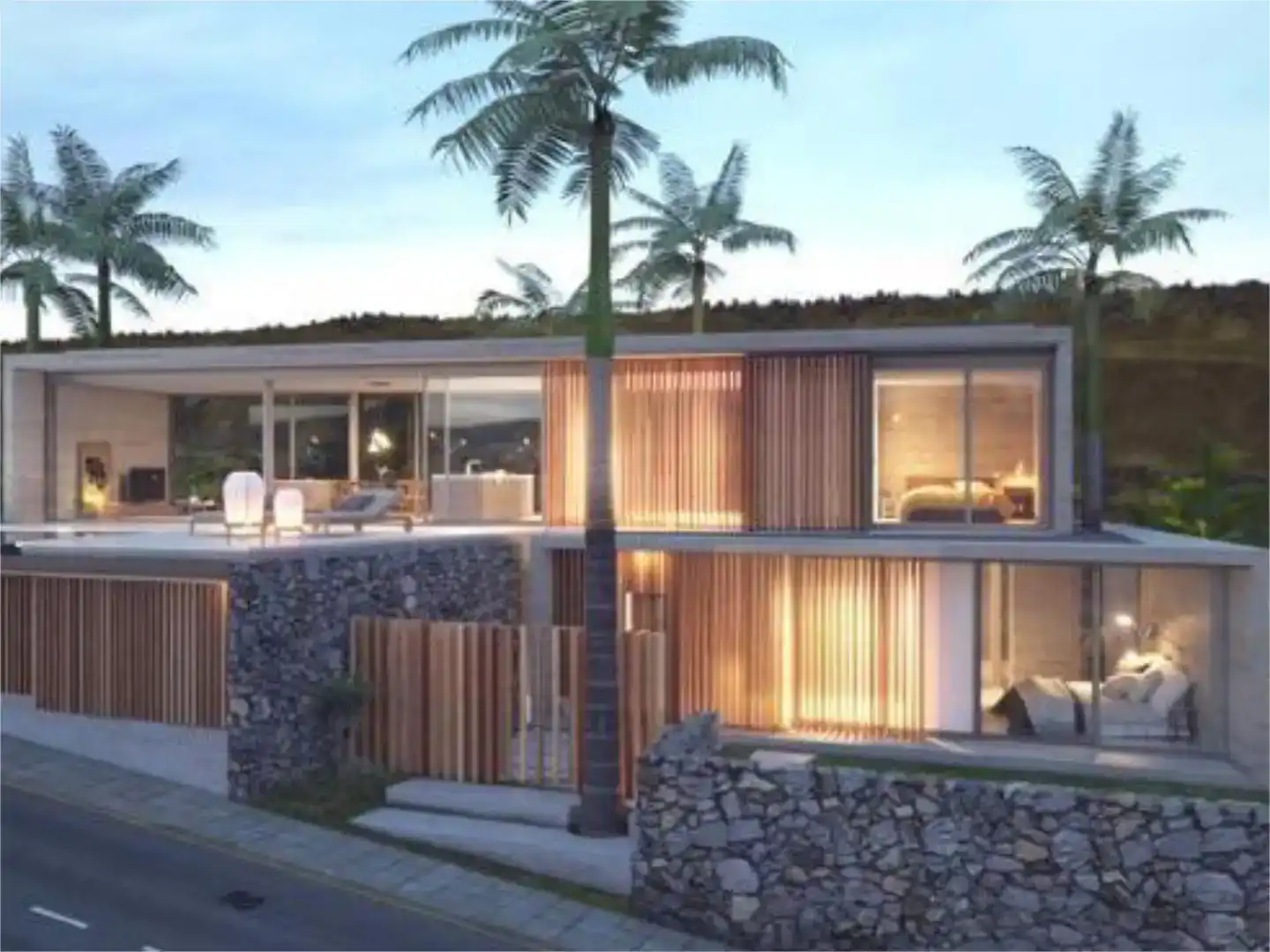 Vista exterior de Piso en venta en El Rosario con Jardín privado, Piscina y Balcón