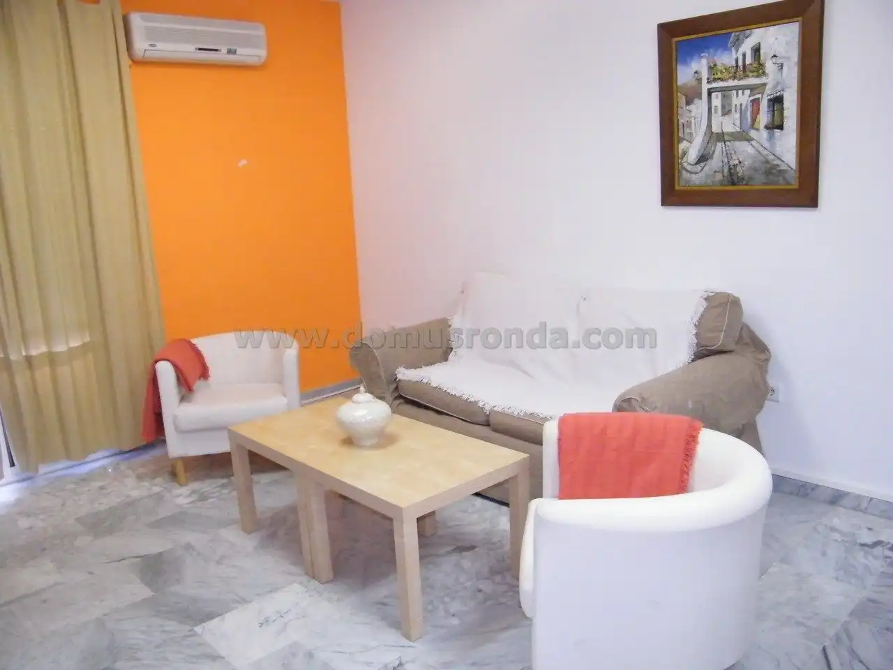 Sala de estar de Piso en venta en Ronda con Aire acondicionado, Terraza y Amueblado