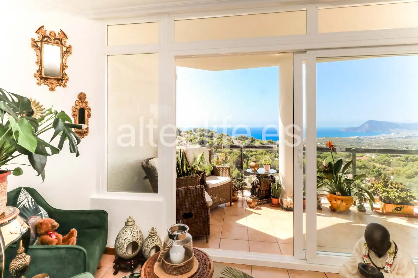 Terrassa de Apartament en venda en Altea amb Aire condicionat, Terrassa i Forn