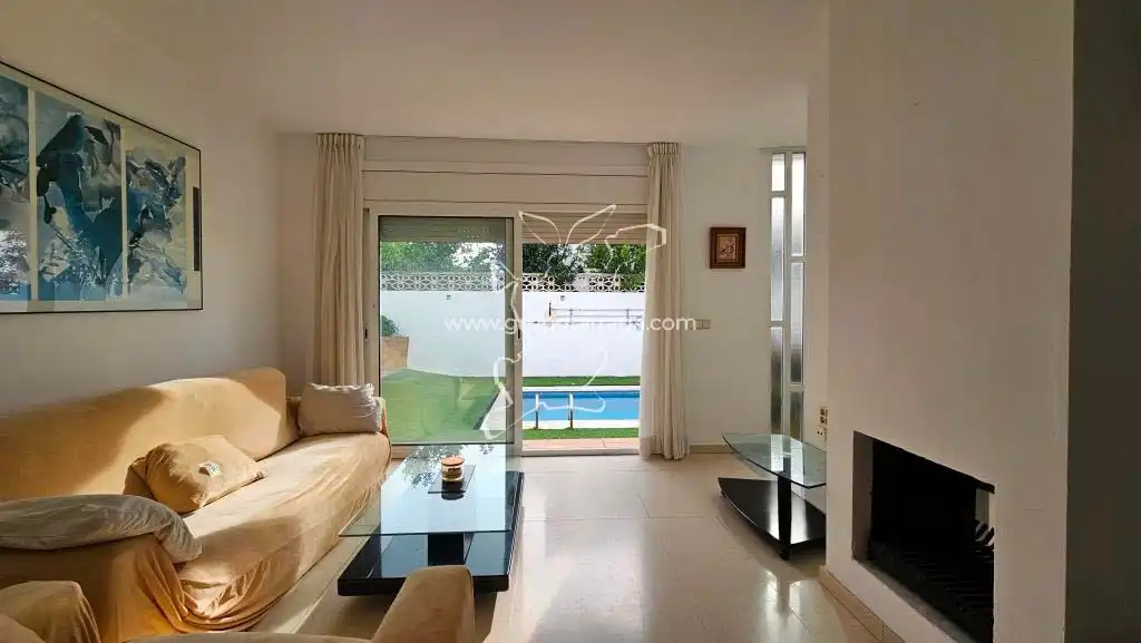 Sala de estar de Casa o chalet en venta en Lloret de Mar con Calefacción, Jardín privado y Terraza