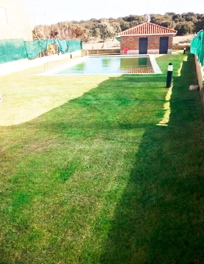 Garden of Detached homes for sale in Carrascal de Barregas  with Heating, Terrace and Furnished