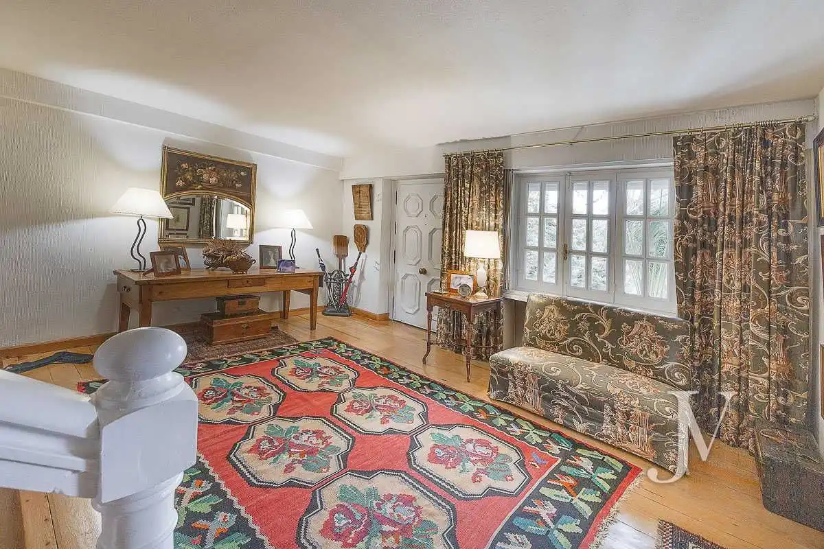 Sala d'estar de Casa o xalet en venda en Madrid amb Aire condicionat, Calefacció i Jardí privat