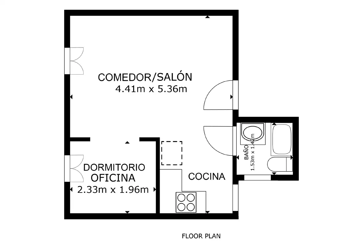 Wohnung zum Verkauf in Barcelona mit Klimaanlage, Möbliert und Balkon