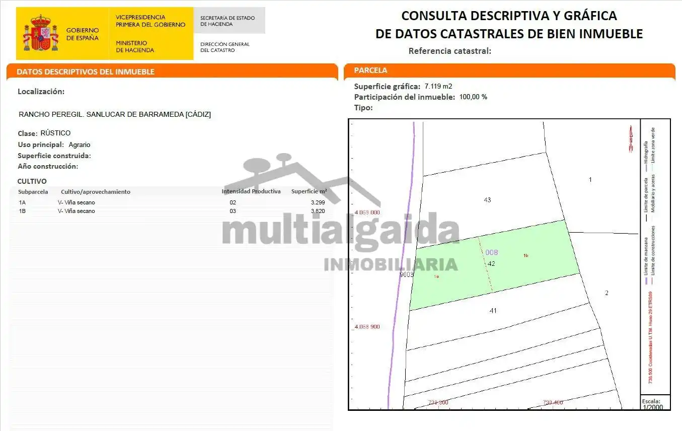 Rustikales Grundstück zum Verkauf in Ctra Jerez - Ctra del Puerto, imagen 3