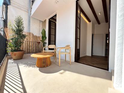 Terrace of Flat for sale in  Barcelona Capital  with Air Conditioner, Heating and Parquet flooring