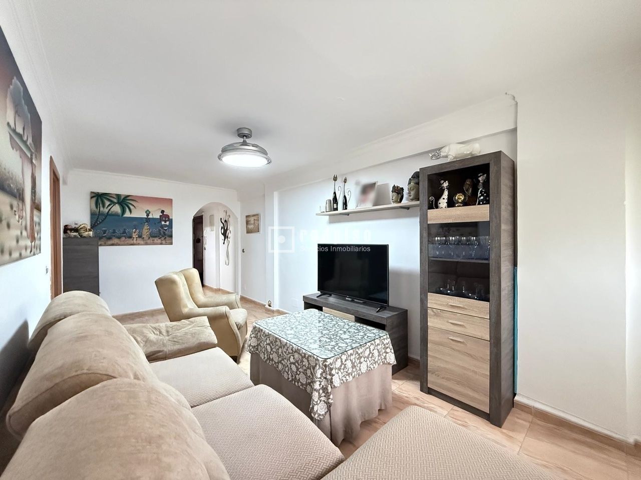 Sala de estar de Piso en venta en Málaga Capital con Aire acondicionado