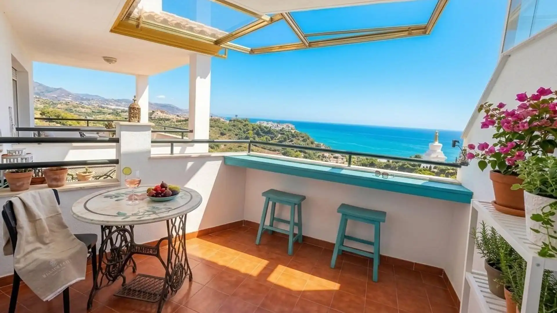 Terraza de Apartamento en venta en Benalmádena con Jardín privado, Terraza y Trastero