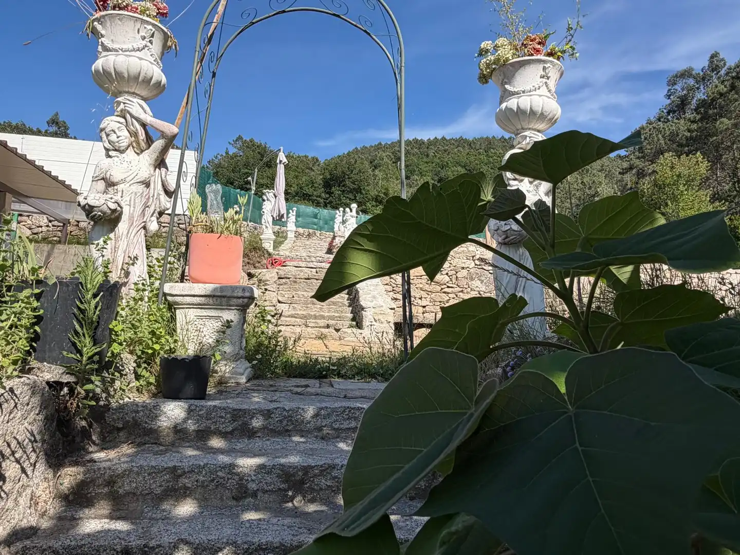 Terraza de Casa adosada en venta en Mondariz con Calefacción, Jardín privado y Amueblado