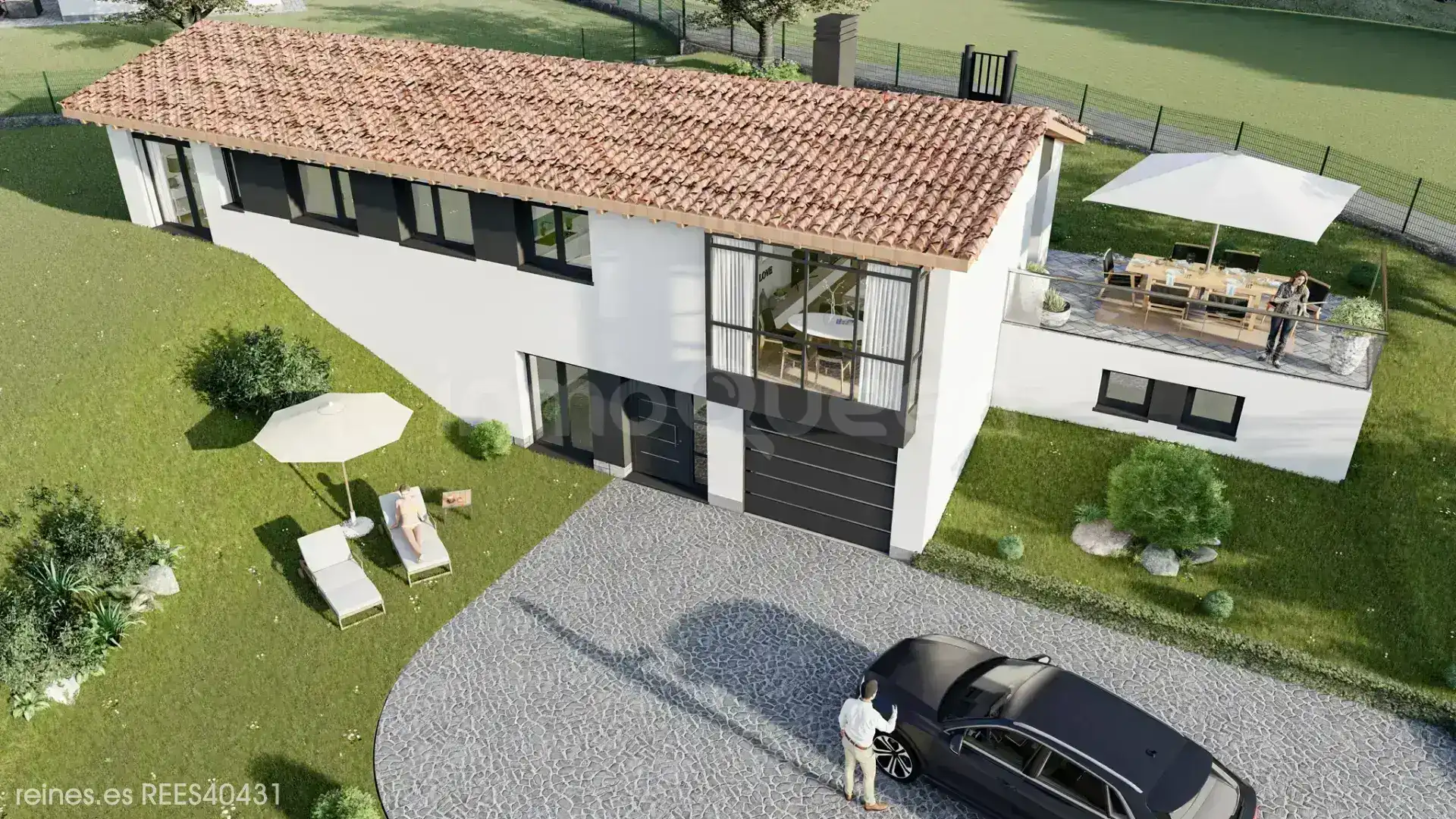 Vista exterior de Casa o xalet en venda en Llanes amb Calefacció, Jardí privat i Terrassa