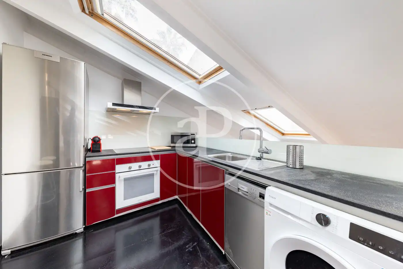 Kitchen of Flat for rent in  Palma de Mallorca  with Air Conditioner, Heating and Furnished