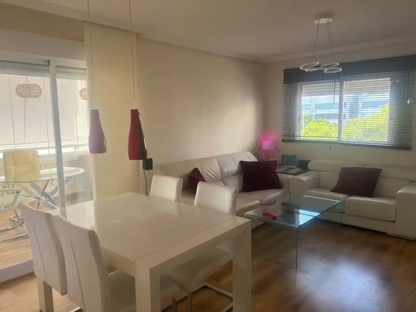 Menjador de Pis en venda en Elche / Elx amb Aire condicionat, Jardí privat i Parquet