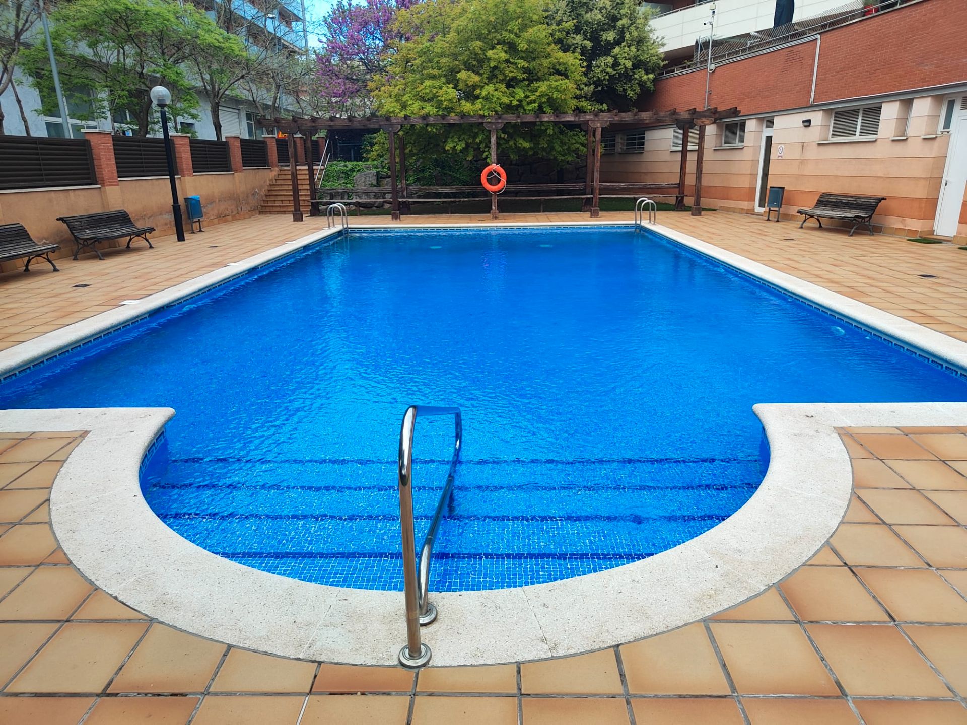 Swimming pool of Flat for sale in Manresa  with Heating, Storage room and Oven