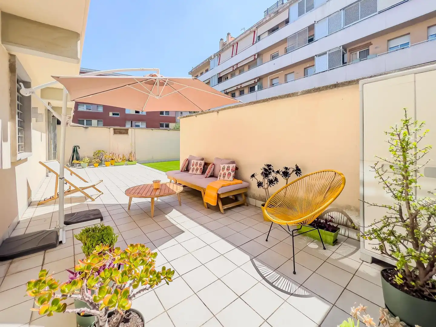 Terrasse von Erdgeschoss zum Verkauf in Viladecans mit Heizung, Terrasse und Gemeinschaftspool