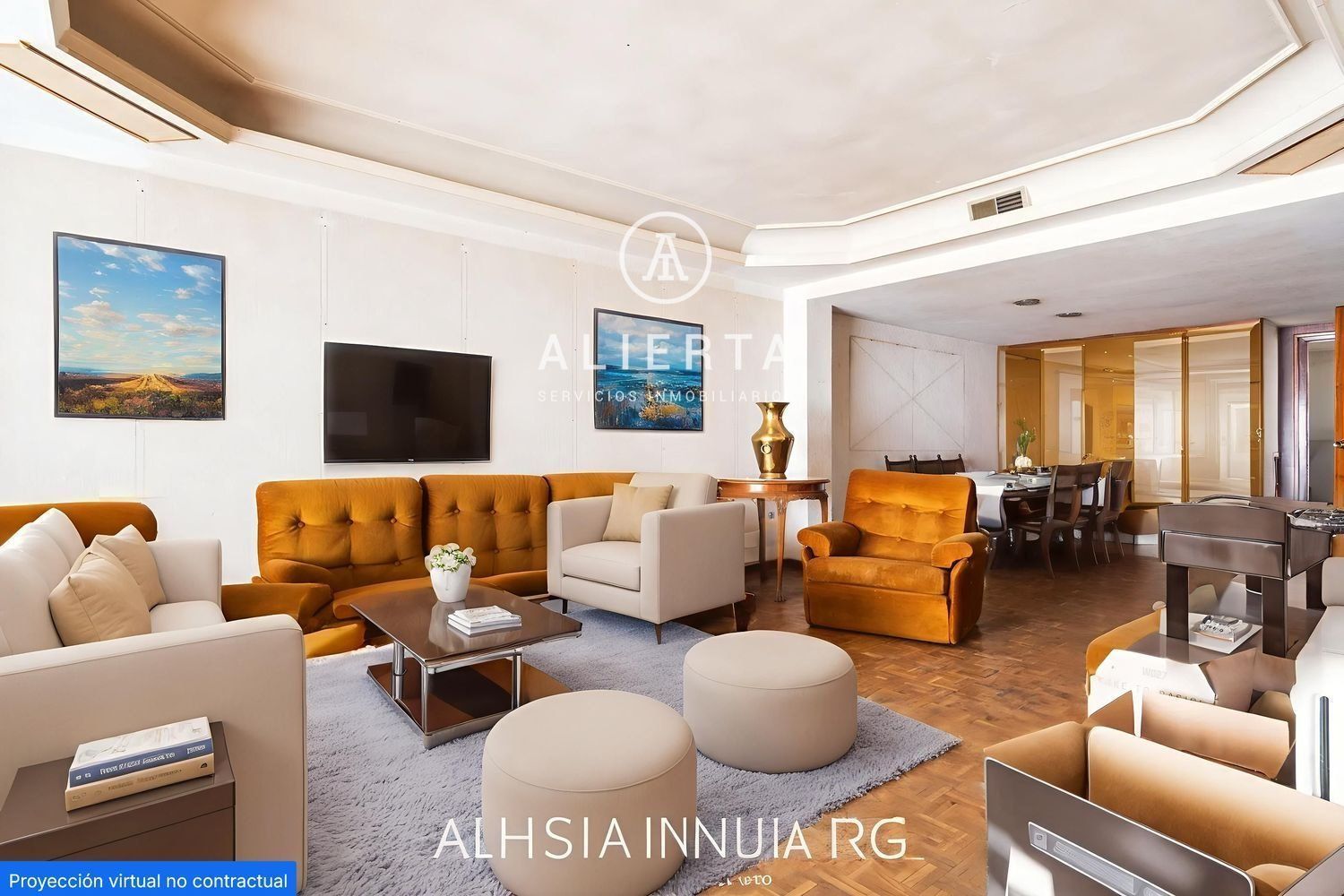 Sala de estar de Piso en venta en  Zaragoza Capital con Aire acondicionado y Calefacción