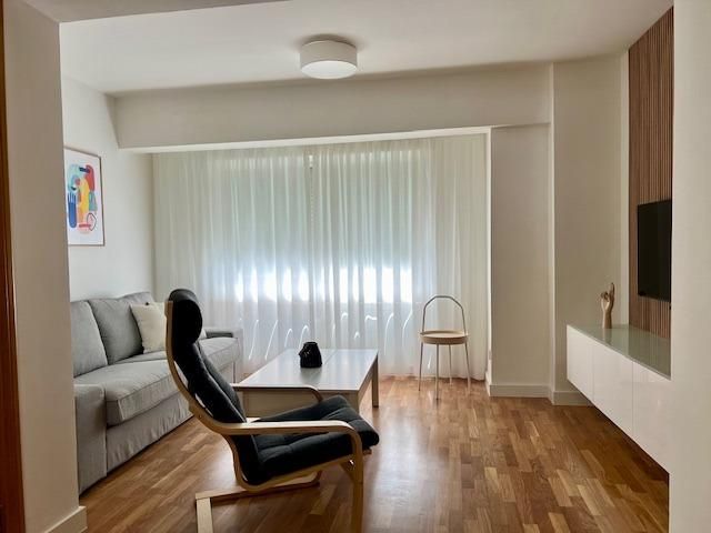 Sala d'estar de Apartament de lloguer en  Murcia Capital amb Aire condicionat, Calefacció i Parquet