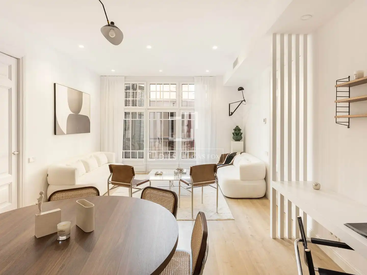 Sala de estar de Piso en venta en Barcelona con Aire acondicionado, Calefacción y Parquet