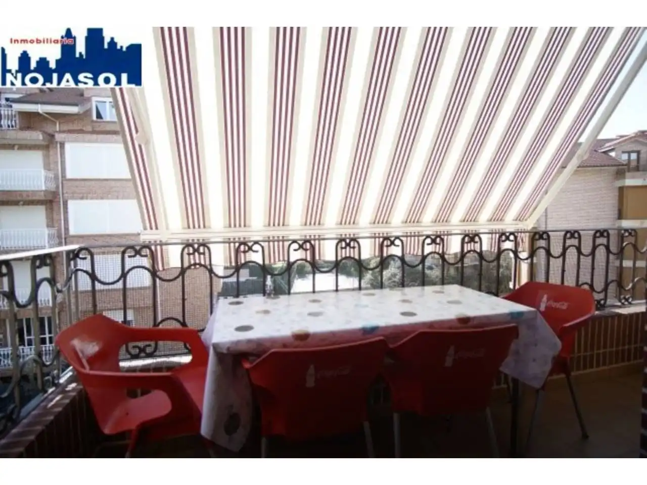 Terrace of Flat for rent in Noja  with Heating, Terrace and Furnished