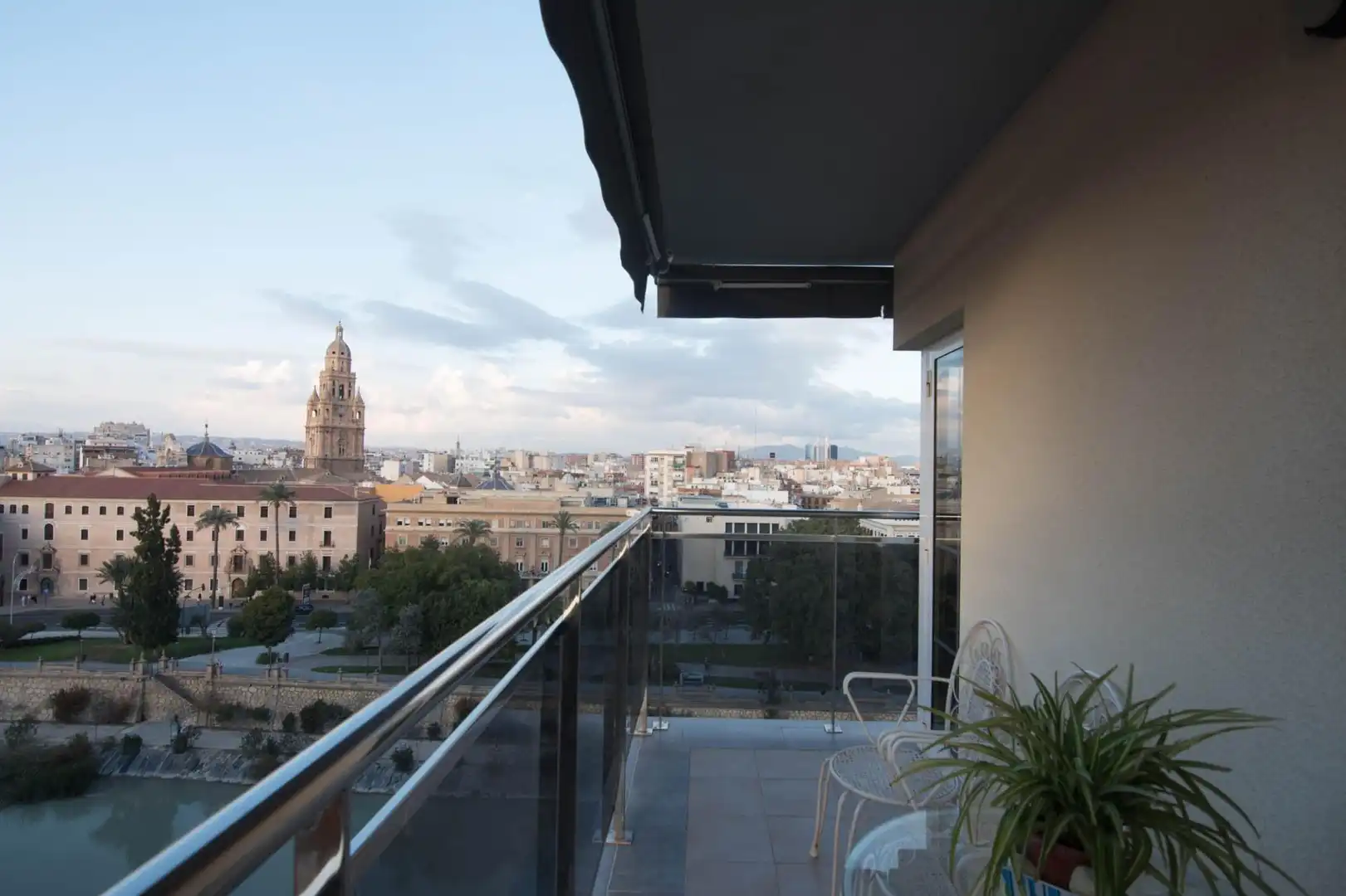 Terrasse von Wohnung zur Miete in Murcia mit Heizung, Parkett und Terrasse